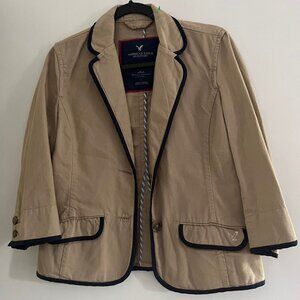 American Eagle Women's L Khaki Blazer - like new!
